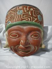 MaxSold Auction: VINTAGE 1980s MAYAN AZTEC STYLE MASK - Ajax (Ontario, Canada) SELLER MANAGED Downsizing Online Auction - Noake Crescent