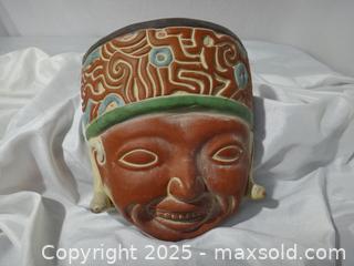 MaxSold Auction: VINTAGE 1980s MAYAN AZTEC STYLE MASK - Ajax (Ontario, Canada) SELLER MANAGED Downsizing Online Auction - Noake Crescent