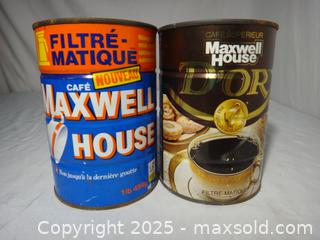 MaxSold Auction: VINTAGE COFFEE TINS - Ajax (Ontario, Canada) SELLER MANAGED Downsizing Online Auction - Noake Crescent