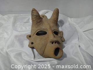 MaxSold Auction: VINTAGE ORIGINAL POTTERY HOWLING MASK - Ajax (Ontario, Canada) SELLER MANAGED Downsizing Online Auction - Noake Crescent