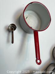 MaxSold Auction: Enamelware saucepan A - London (Ontario, Canada) PARTNER MANAGED Downsizing Online Auction - Bloomfield Drive