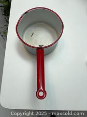 MaxSold Auction: Enamelware saucepan A - London (Ontario, Canada) PARTNER MANAGED Downsizing Online Auction - Bloomfield Drive