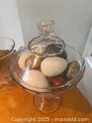 MaxSold Auction: Glass decor and lamp   A - London (Ontario, Canada) PARTNER MANAGED Downsizing Online Auction - Bloomfield Drive