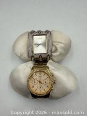 MaxSold Auction: Pair of Guess Watches- Not Working- As is - Vaughan (Ontario, Canada) PARTNER MANAGED Reseller Online Auction - Steeles Avenue West