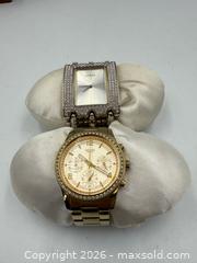 MaxSold Auction: Pair of Guess Watches- Not Working- As is - Vaughan (Ontario, Canada) PARTNER MANAGED Reseller Online Auction - Steeles Avenue West
