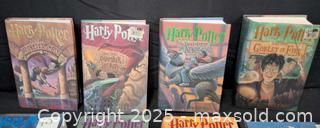 MaxSold Auction: Complete Set of First Edition Original Harry Potter Series Books by J.K. Rowling - Frederick (Maryland, USA) PARTNER MANAGED Reseller Online Auction -  English Muffin Way