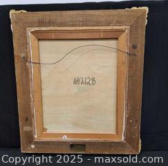 MaxSold Auction: Flower Painting w/signature in beautiful gold toned wood frame - Frederick (Maryland, USA) PARTNER MANAGED Reseller Online Auction -  English Muffin Way