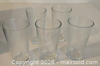 MaxSold Auction: Crate &#38; Barrel Rings Pattern Glasses - Riverview (Florida, USA) SELLER MANAGED Downsizing Online Auction -  Holly Heath Drive