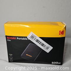 MaxSold Auction: Kodak 500GB Portable Hard Drive - Riverview (Florida, USA) SELLER MANAGED Downsizing Online Auction -  Holly Heath Drive