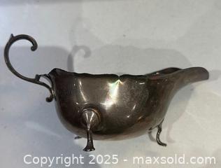 MaxSold Auction: Antique Sterling Silver three-footed Creamer/Gravy Boat - Vaughan (Ontario, Canada) SELLER MANAGED Downsizing Online Auction - Abell Avenue