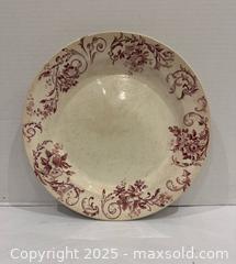 MaxSold Auction: Belgian Boch Frères Keramis &#34;Moskau&#34; pattern transferware ceramic plate. - Vaughan (Ontario, Canada) SELLER MANAGED Downsizing Online Auction - Abell Avenue