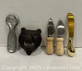 MaxSold Auction: Bottle openers and Cheese Cutters Lot - Vaughan (Ontario, Canada) SELLER MANAGED Downsizing Online Auction - Abell Avenue