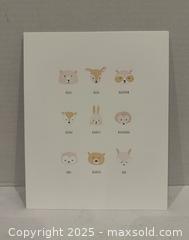 MaxSold Auction: Contemporary 8x10 inch letterpress print from Hubbub Paper Co. - Vaughan (Ontario, Canada) SELLER MANAGED Downsizing Online Auction - Abell Avenue