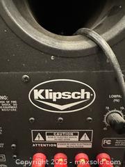MaxSold Auction: Klipsch Synergy Sub-10 powered subwoofer - Vaughan (Ontario, Canada) SELLER MANAGED Downsizing Online Auction - Abell Avenue