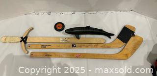 MaxSold Auction: Vintage Mini Sticks, Novelty Sword &#38; Wooden Shark Lot - Vaughan (Ontario, Canada) SELLER MANAGED Downsizing Online Auction - Abell Avenue