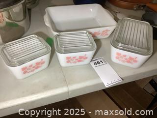 MaxSold Auction: Vintage Pyrex Set A - Elginburg  (Ontario, Canada) PARTNER MANAGED Downsizing Online Auction - County Road 38 (STORAGE)