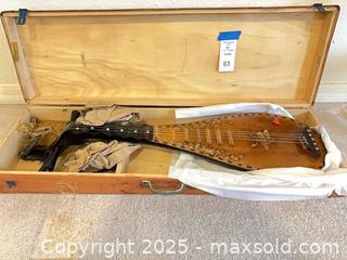 MaxSold Auction: Chinese Pear-Shaped Pipa-Style Lute, 4-String, Decorative Lacquer. B - Lake Wales (Florida, USA) PARTNER MANAGED Estate Sale Online Auction - Birkdale Drive