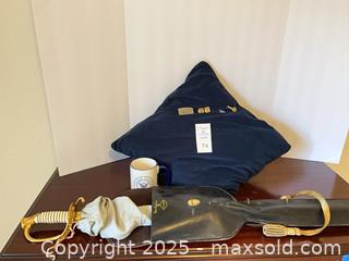 MaxSold Auction: US Navy Ceremonial Officer Dress Sword with Scabbard &#38; Knot and More. B - Lake Wales (Florida, USA) PARTNER MANAGED Estate Sale Online Auction - Birkdale Drive