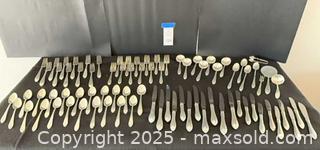 MaxSold Auction: Wallace Sterling Silver Flatware Set with Wood Presentation Chest. B - Lake Wales (Florida, USA) PARTNER MANAGED Estate Sale Online Auction - Birkdale Drive