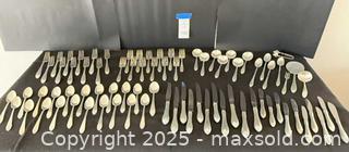 MaxSold Auction: Wallace Sterling Silver Flatware Set with Wood Presentation Chest. B - Lake Wales (Florida, USA) PARTNER MANAGED Estate Sale Online Auction - Birkdale Drive