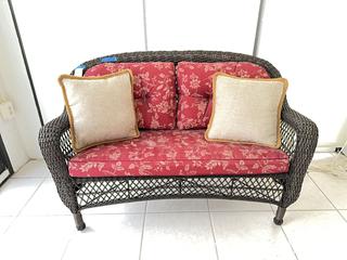 MaxSold Auction: Wicker Patio Bench. C - Lake Wales (Florida, USA) PARTNER MANAGED Estate Sale Online Auction - Birkdale Drive