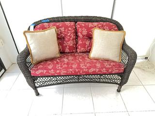 MaxSold Auction: Wicker Patio Bench. C - Lake Wales (Florida, USA) PARTNER MANAGED Estate Sale Online Auction - Birkdale Drive