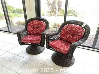 MaxSold Auction: Wicker Swivel/Rocking Patio Chairs. C - Lake Wales (Florida, USA) PARTNER MANAGED Estate Sale Online Auction - Birkdale Drive