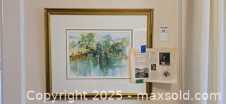 MaxSold Auction: Original Water Color Painting  A - Ottawa (Ontario, Canada) PARTNER MANAGED Moving Online Auction - Manotick Main Street