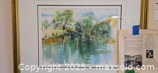 MaxSold Auction: Original Water Color Painting  A - Ottawa (Ontario, Canada) PARTNER MANAGED Moving Online Auction - Manotick Main Street