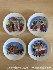 MaxSold Auction: Christmas-themed half-plates (4 pieces) - Mississauga (Ontario, Canada) SELLER MANAGED Moving Online Auction - Nahani Way