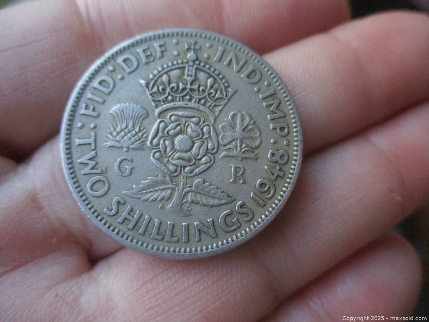 UK TWO SHILLINGS 1948 GEORGE VI COIN FLORIN | Prince Edward (Ontario ...