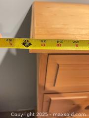 MaxSold Auction: BATEMAN HOUSE Tall Pine 7-Drawer Chest in Light Honey Finish - Carleton Place  (Ontario, Canada) SELLER MANAGED Downsizing Online Auction -Goodwood Crescent