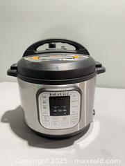 MaxSold Auction: Instant Pot Duo (likely 6 Quart) Stainless Steel Multi-Cooker - Carleton Place  (Ontario, Canada) SELLER MANAGED Downsizing Online Auction -Goodwood Crescent