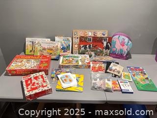 MaxSold Auction: Mixed Lot of Children&#39;s Puzzles &#38; Educational Games (20–25 pcs) - Carleton Place  (Ontario, Canada) SELLER MANAGED Downsizing Online Auction -Goodwood Crescent