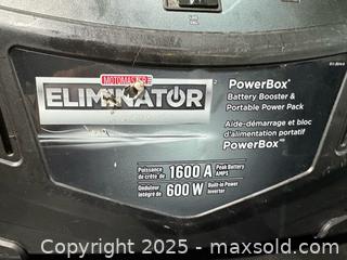 MaxSold Auction: MotoMaster Eliminator PowerBox Portable Battery Booster - Carleton Place  (Ontario, Canada) SELLER MANAGED Downsizing Online Auction -Goodwood Crescent