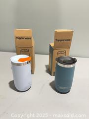 MaxSold Auction: Tupperware Xploris to Go Thermal Mug 350 ml Hot &#38; Go Thermo Boy Thermal Insulated Mug Coffee Tea Take Stainless Steel - Carleton Place  (Ontario, Canada) SELLER MANAGED Downsizing Online Auction -Goodwood Crescent