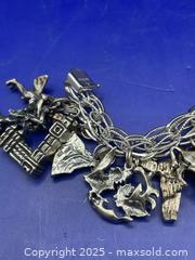 MaxSold Auction: Sterling Charm Bracelet  - Ottawa (Ontario, Canada) SELLER MANAGED Reseller Online Auction -  Decarie Drive