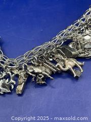 MaxSold Auction: Sterling Charm Bracelet  - Ottawa (Ontario, Canada) SELLER MANAGED Reseller Online Auction -  Decarie Drive