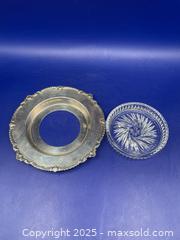 MaxSold Auction: Sterling Silver Butter Dish with Cut Glass Liner - Ottawa (Ontario, Canada) SELLER MANAGED Reseller Online Auction -  Decarie Drive