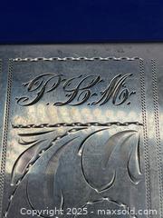 MaxSold Auction: Sterling Silver Cigs Case - Ottawa (Ontario, Canada) SELLER MANAGED Reseller Online Auction -  Decarie Drive