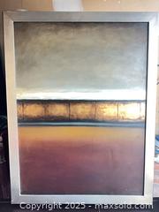 MaxSold Auction: W. Markhoff Original Acrylic on Canvas, 4&#39; x 3&#39;2&#34;w - Vaughan (Ontario, Canada) SELLER MANAGED Downsizing Online Auction -  Kingsbridge Circle