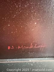 MaxSold Auction: W. Markhoff Original Acrylic on Canvas, 4&#39; x 3&#39;2&#34;w - Vaughan (Ontario, Canada) SELLER MANAGED Downsizing Online Auction -  Kingsbridge Circle