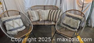 MaxSold Auction: Outdoor/Indoor Patio Seating Set - Loveseat + 2 Chairs - Toronto (Ontario, Canada) PARTNER MANAGED Commercial Liquidation Online Auction - Caledonia Road