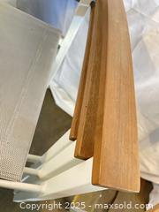 MaxSold Auction: Set of 4 Stackable Outdoor Patio Chairs, White/Gray - Toronto (Ontario, Canada) PARTNER MANAGED Commercial Liquidation Online Auction - Caledonia Road