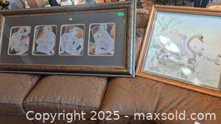 MaxSold Auction: Lot of 2 Framed Art Prints: Glen Loates Swan + Female Nude - Lakeshore (Ontario, Canada) PARTNER MANAGED Estate Sale Online Auction - County Road 42