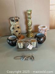 MaxSold Auction: Owl Lantern with Assorted Ceramic, Glass and Resin Pieces &#38; Candles - Lakeshore (Ontario, Canada) PARTNER MANAGED Estate Sale Online Auction - County Road 42