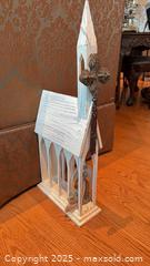 MaxSold Auction: White Distressed Wooden Chapel/Tabletop House Accent - Lakeshore (Ontario, Canada) PARTNER MANAGED Estate Sale Online Auction - County Road 42