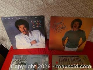 MaxSold Auction: 4 - Lionel Ritchie Record Albums  - Greece (New York, USA) SELLER MANAGED Downsizing Online Auction -  Joanne Drive (STORAGE)