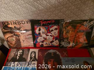 MaxSold Auction: Mixture of 12 Rock Record Albums  - Greece (New York, USA) SELLER MANAGED Downsizing Online Auction -  Joanne Drive (STORAGE)