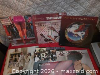 MaxSold Auction: ROCK Album mixture Lot  - 11 total - Greece (New York, USA) SELLER MANAGED Downsizing Online Auction -  Joanne Drive (STORAGE)